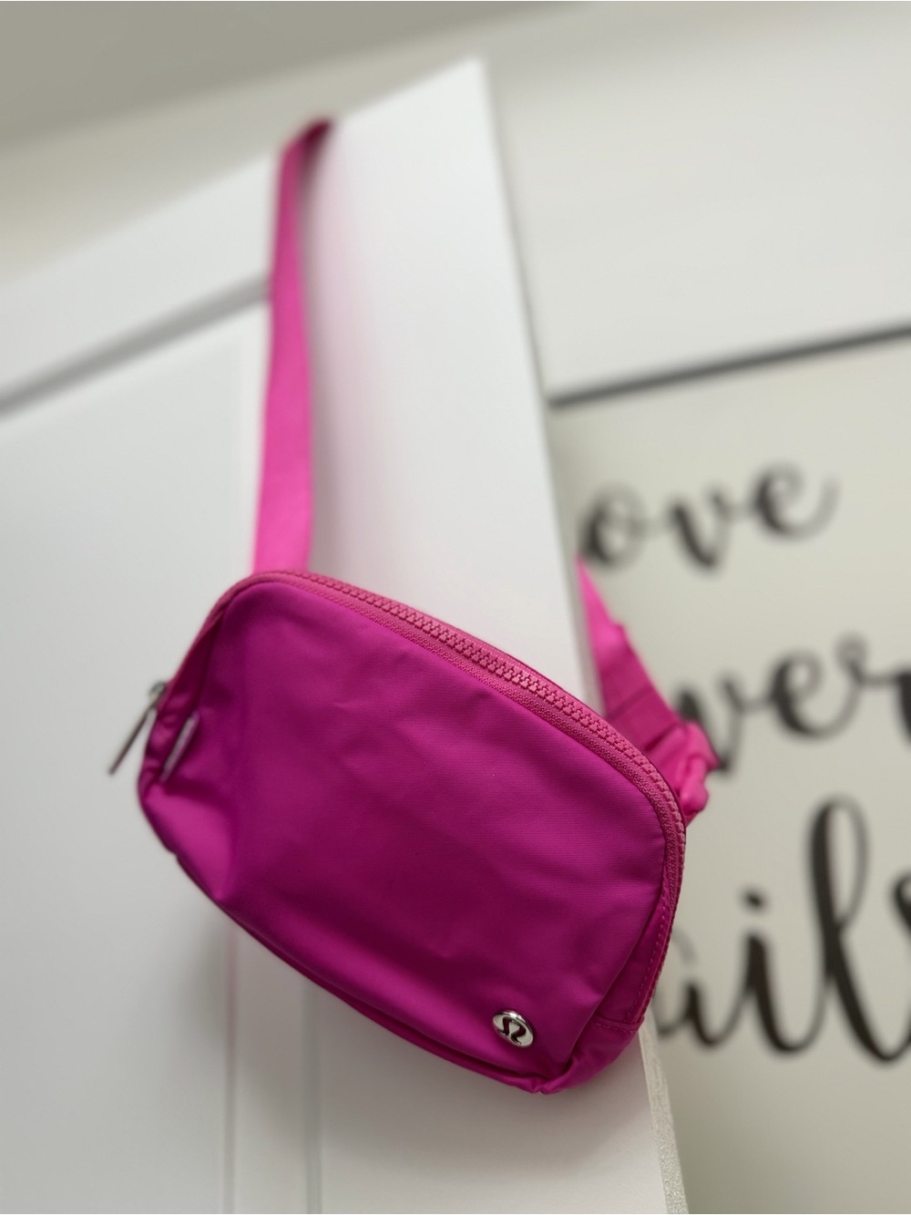 lululemon athletica Hot Pink Crossbody Belt Bag
